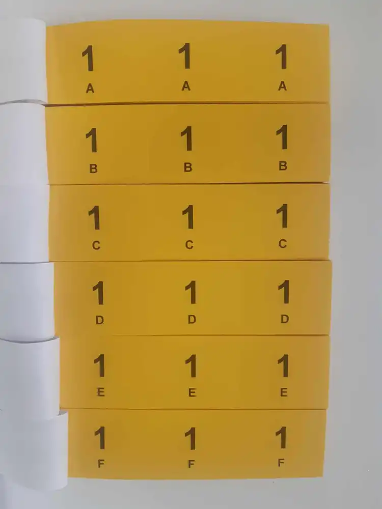 Tombolový lístok - (balenie 60 blokov písmená A-L)