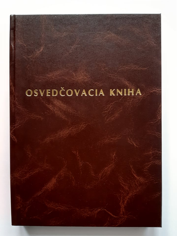 Osvedčovacia kniha na overenie podpisu - 100 listová - bez riadkov