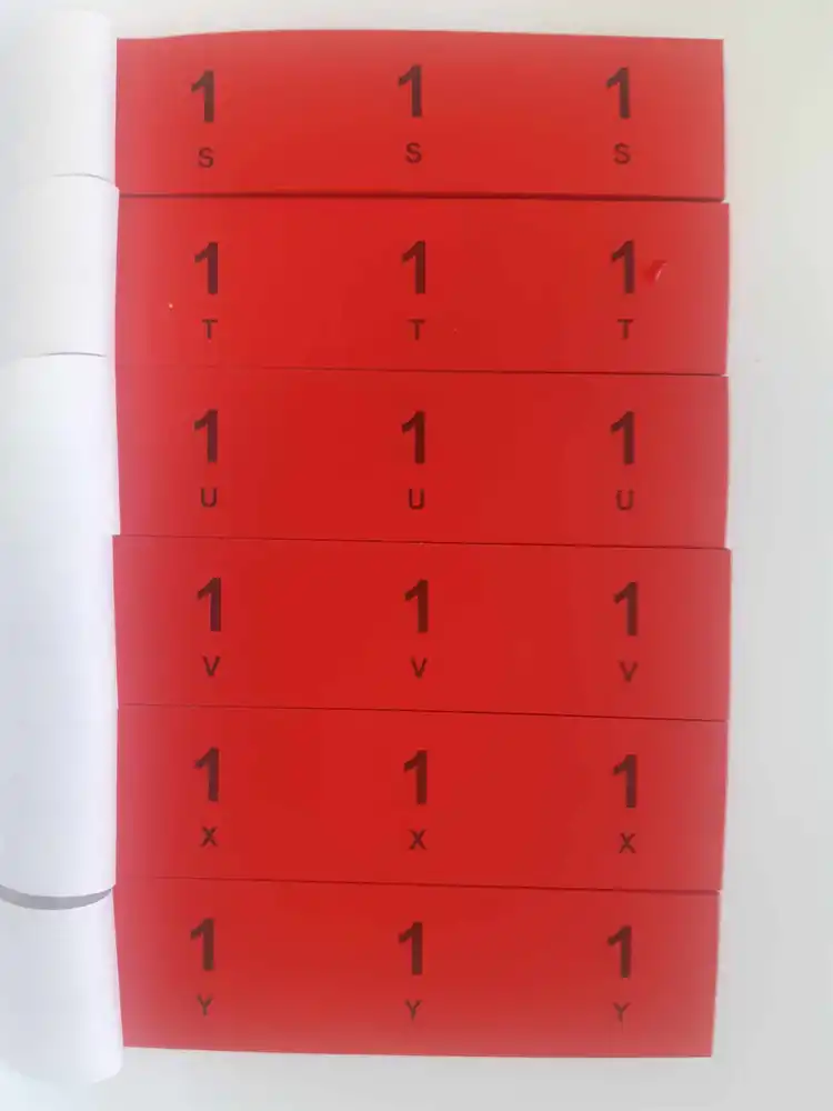 Tombolový lístok 1 blok (Vlastný výber)