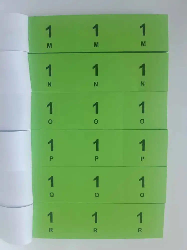 Tombolový lístok 1 blok (Vlastný výber)